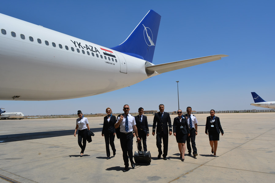 Air101 Syrian airlines banned from airspace.