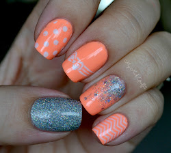 peach nail skittles nails sun glaze china mani excuse techniques gives lots colors different