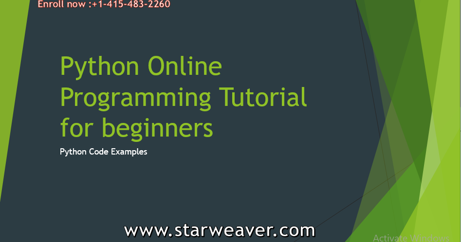 Python Online programming Tutorial for beginners-Python Code Examples ...
