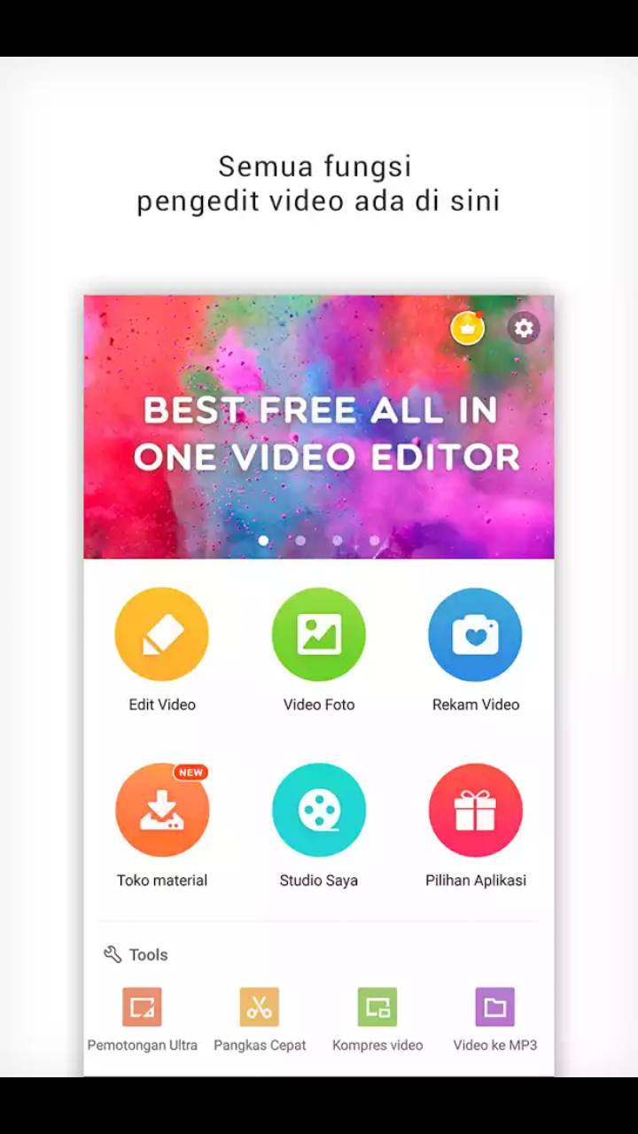 Aplikasi Editor menggunakan Hp VideoShowLite Baidowi KRJ