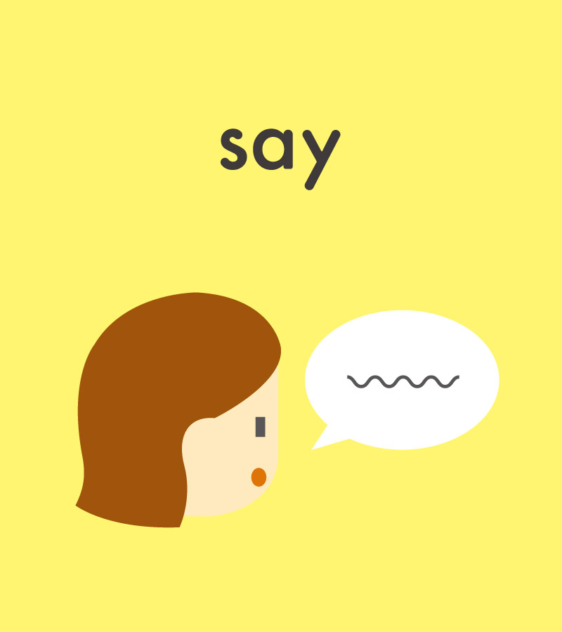 say と tell の違いとは？