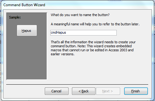 Command buttons. Свойства COMMANDBUTTON. Button Wizard. Find the button. <!-- Wizard Command buttons -->перевод.