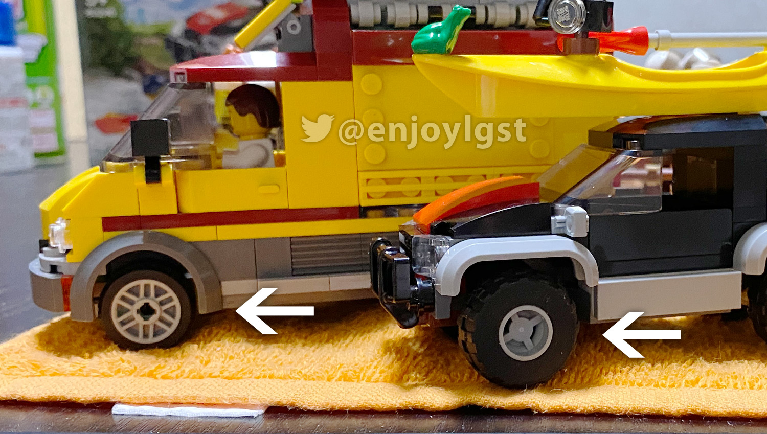 レゴ(R)LEGO(R)レビュー：60240 カヤックとオフロードカー：使い道多数のアウトドアセット