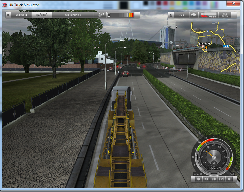 Игры windows симуляторы. Uk Truck Simulator управление.