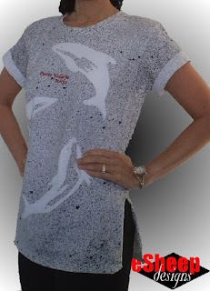 T-Shirt to Tunic Refashion by eSheep Designs