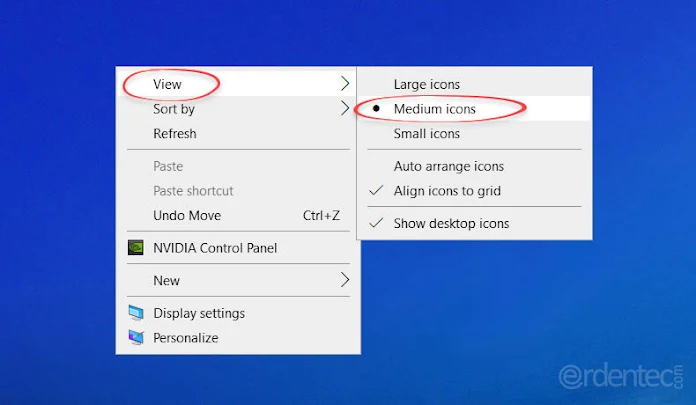 How to Resize Desktop icons? Change icons size Windows 10