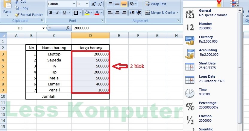 [Tutorial] Cara Membuat Rp Otomatis Di Word 2010 Beserta