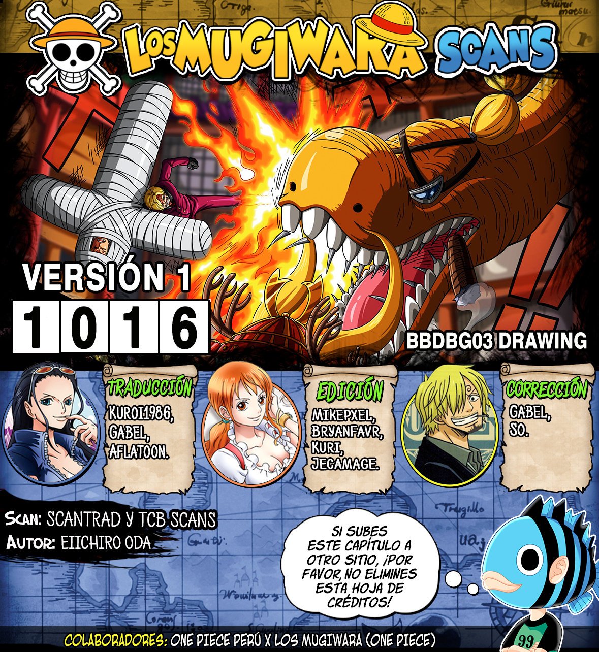 One Piece, Capítulo 1016 - Leer Manga Online en español