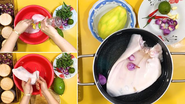 cách làm gỏi xoài tai heo