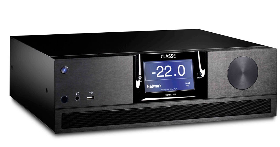 Classé Launches Sigma Integrated Amplifier Binds DSP directly to amp