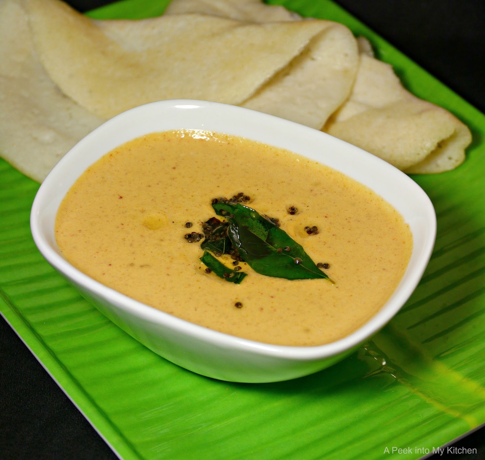 A Peek into My Kitchen Peanut Onion Chutney Day 56