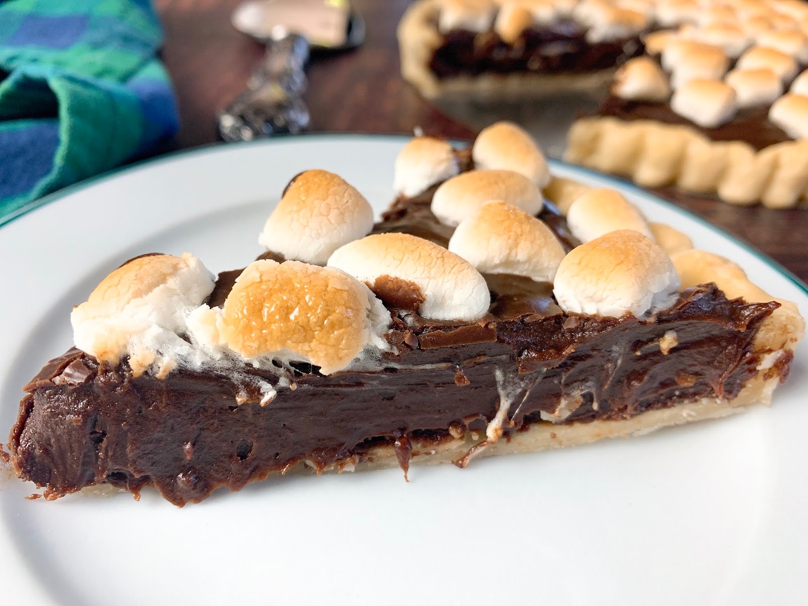 4Ingredient Chocolate Marshmallow Tart