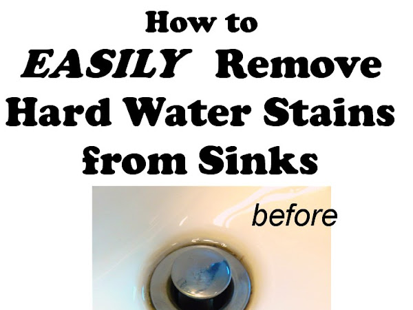How to EASILY Remove Hard Water Stains from Sinks