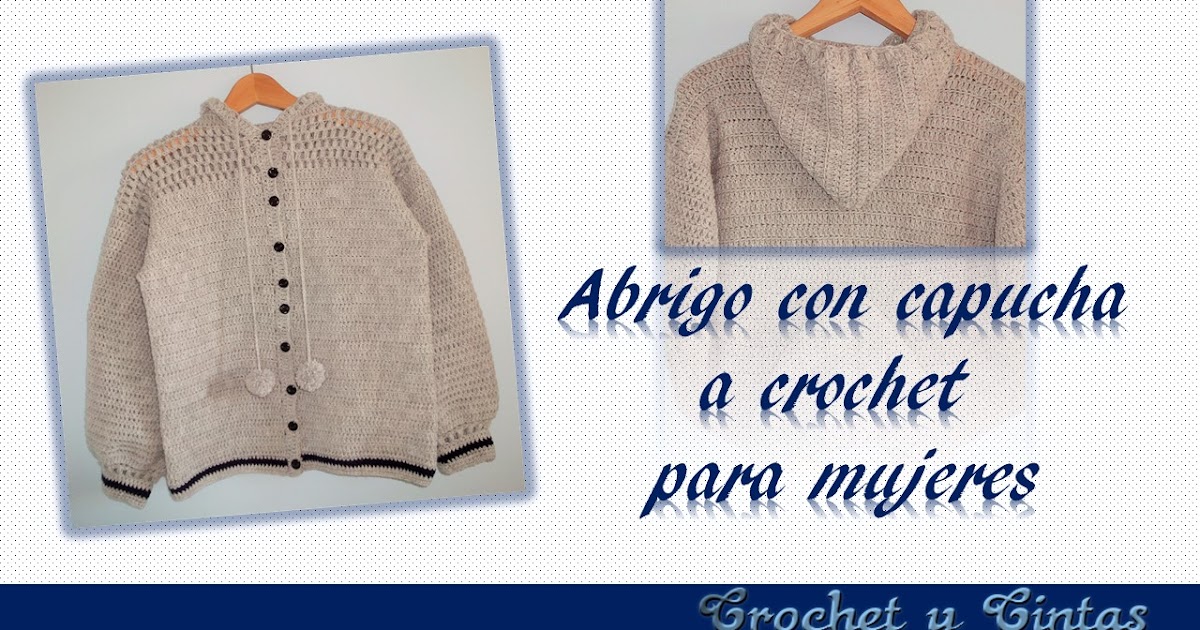 abrigo a crochet para mujer