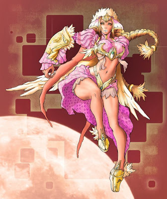 deviant art warrior princess pretty in pink