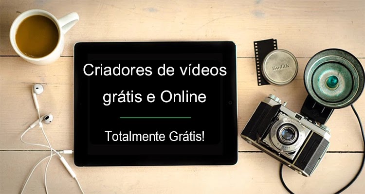 Criador de vídeos grátis e Online Ferramenta para criar vídeos grátis