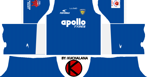 Chennaiyin fc dream league best sale kit