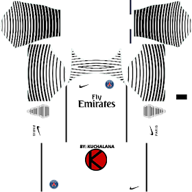 Paris Saint-Germain (PSG) 2016/17 - Dream League Soccer Kits and FTS15