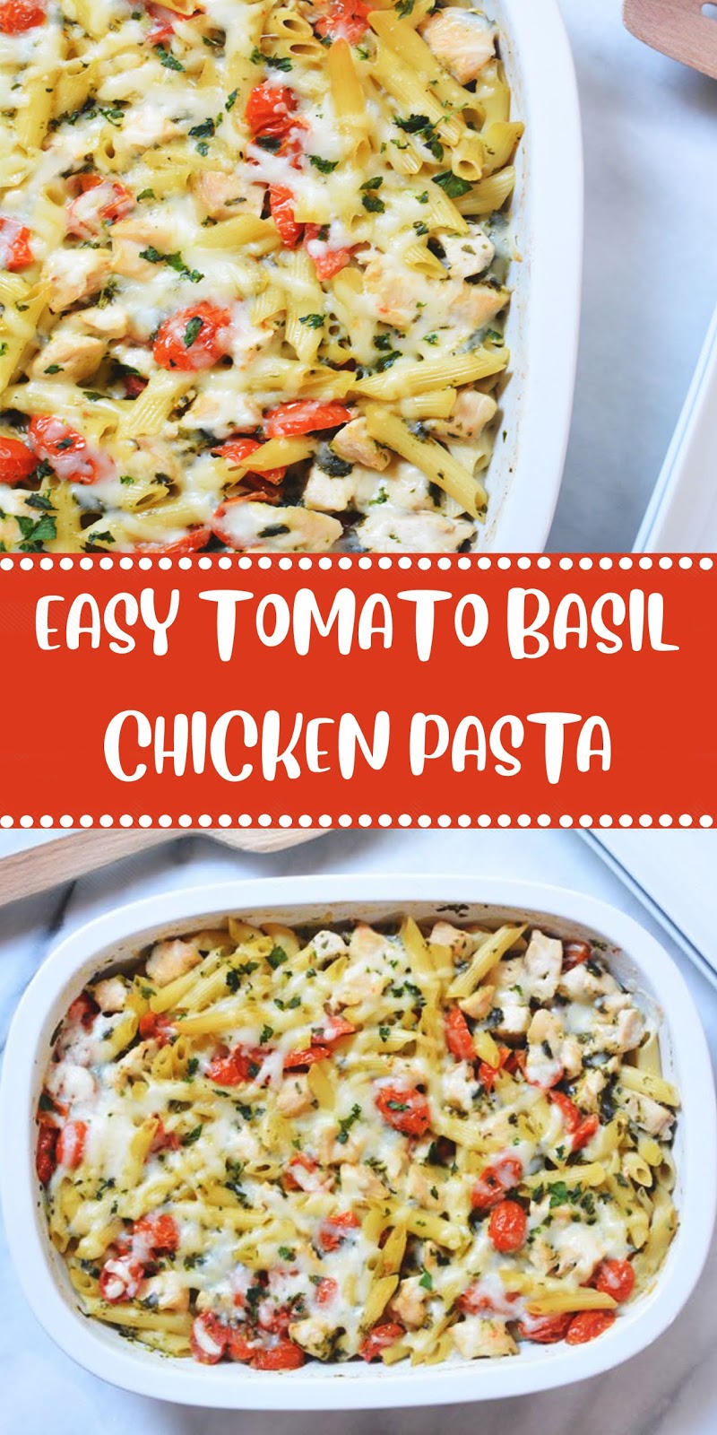 EASY TOMATO BASIL CHICKEN PASTA Jolly Lotus