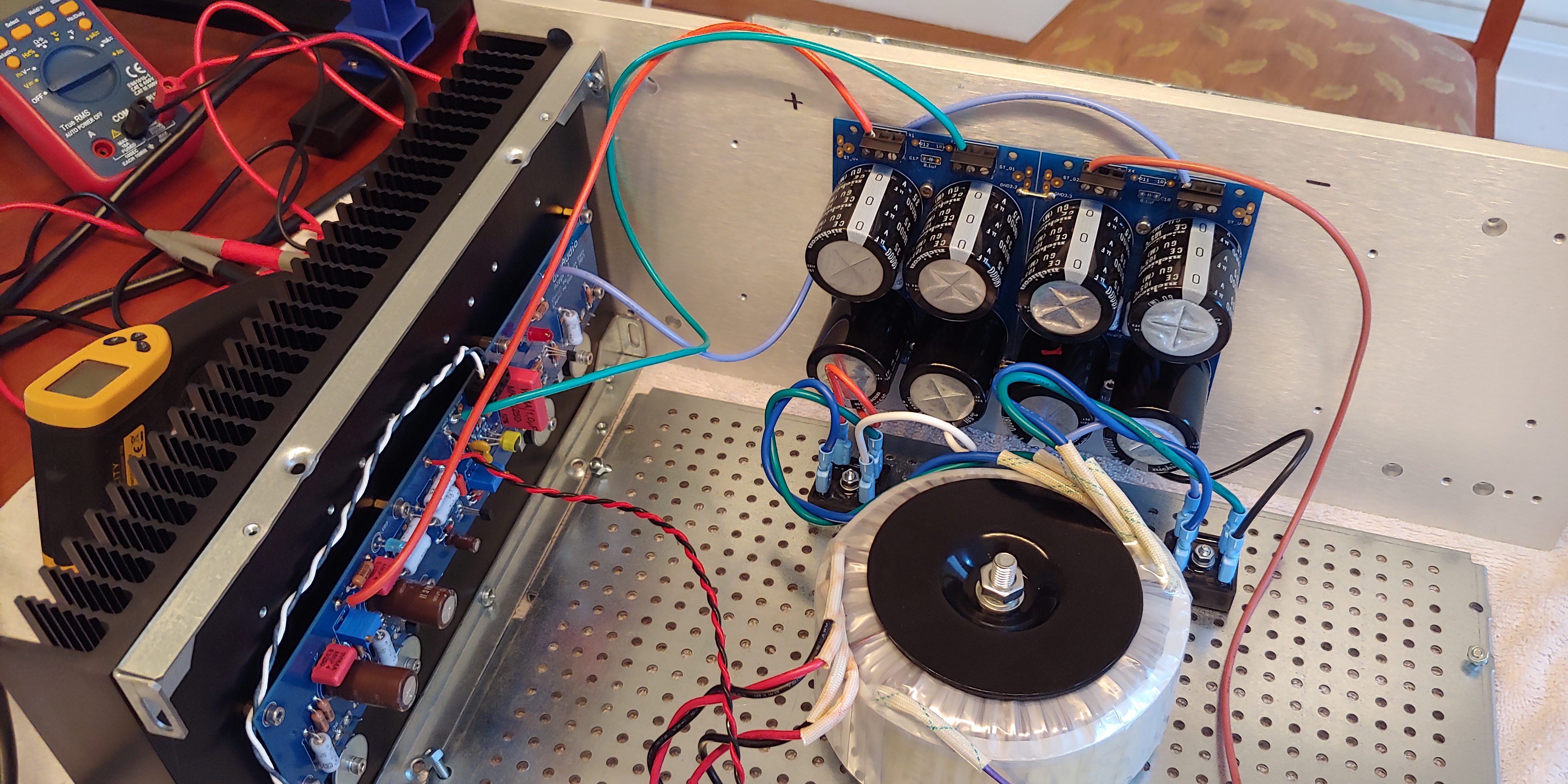 Building Amp Board Power Up and Test