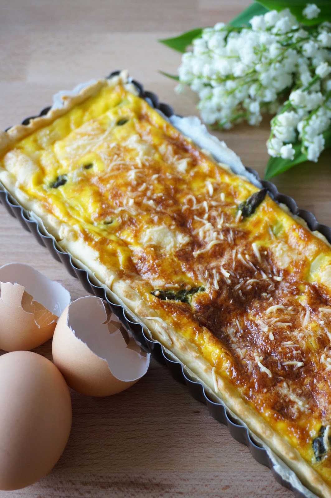 The Cook Time Quiche aux asperges vertes