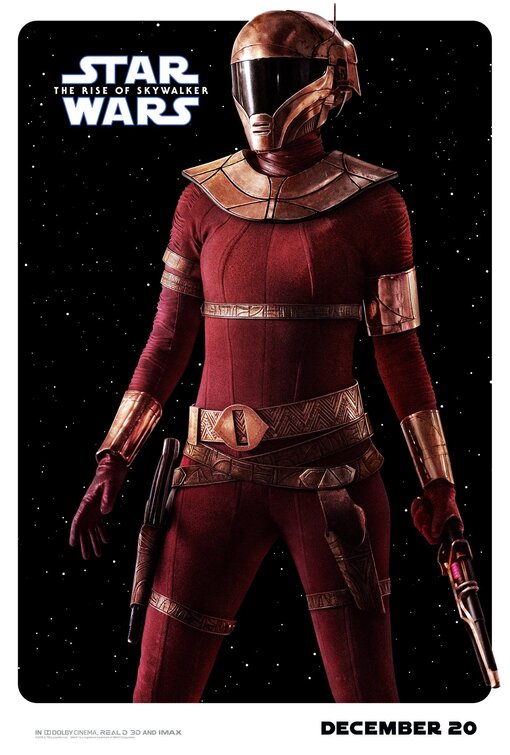 Star Wars: The Rise of Skywalker Zorii Bliss poster Star Wars Rise of Skywalker Zorii Bliss poster
