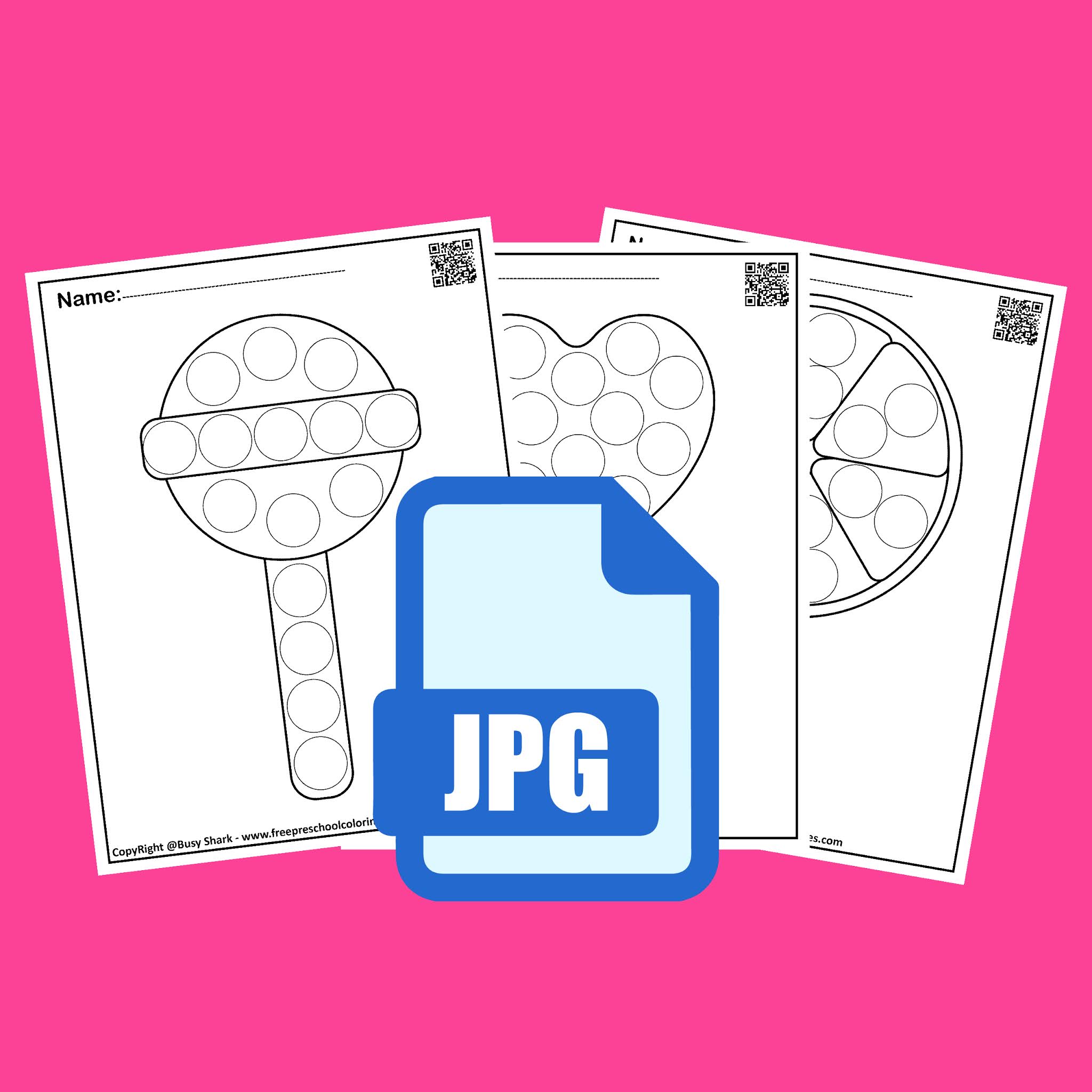 Free Dot Marker and Dot Sticker Printables {over 100 pages!}