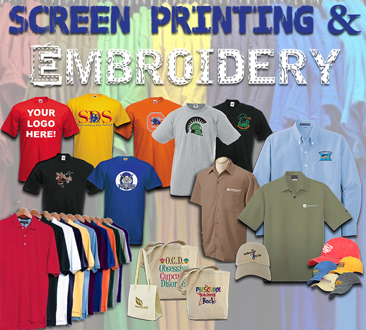 Embroidery, Custom Screen Printing, Custom Tshirts SpiritWear Kustom