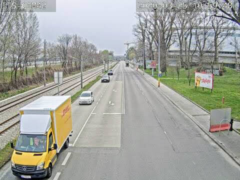 Webcam Richtung Praterbrücke