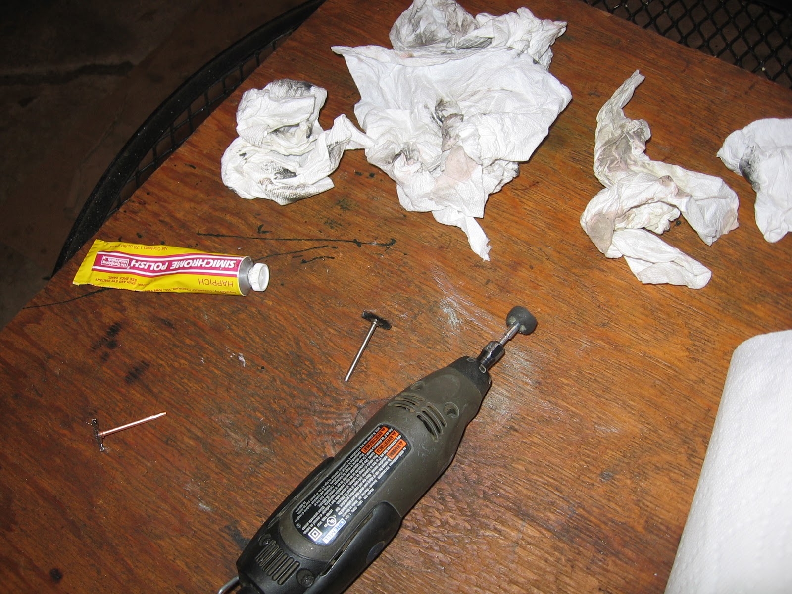 The Bike Shed Polishing Chrome Bicycle Rims
