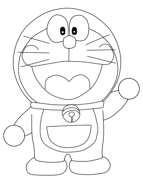 19+ Populer Gambar Sketsa Doraemon Paling Mudah