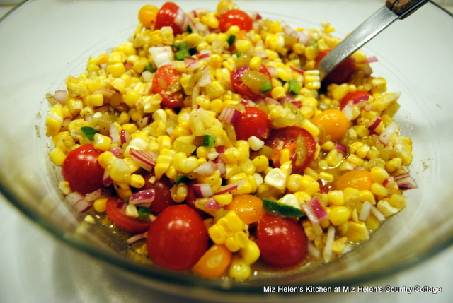 Roasted Corn,Chilies and Peppers at Miz Helen's Country Cottage