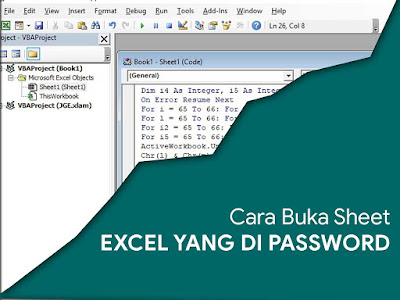 Cara Membuka File Excel yang di Password dengan Mudah - Massiswo.Com