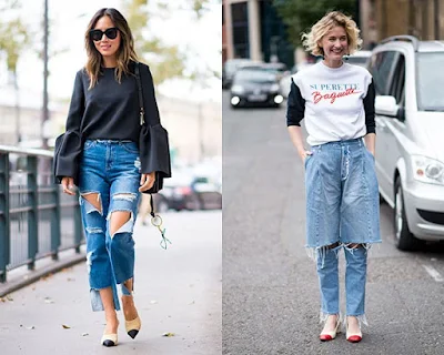 Lindas ideias de jeans desconstruído para você se inspirar e favoritar 