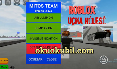 Roblox Mitos Team v2.445 Uçma Hilesi Mod Menu Apk İndir 2020