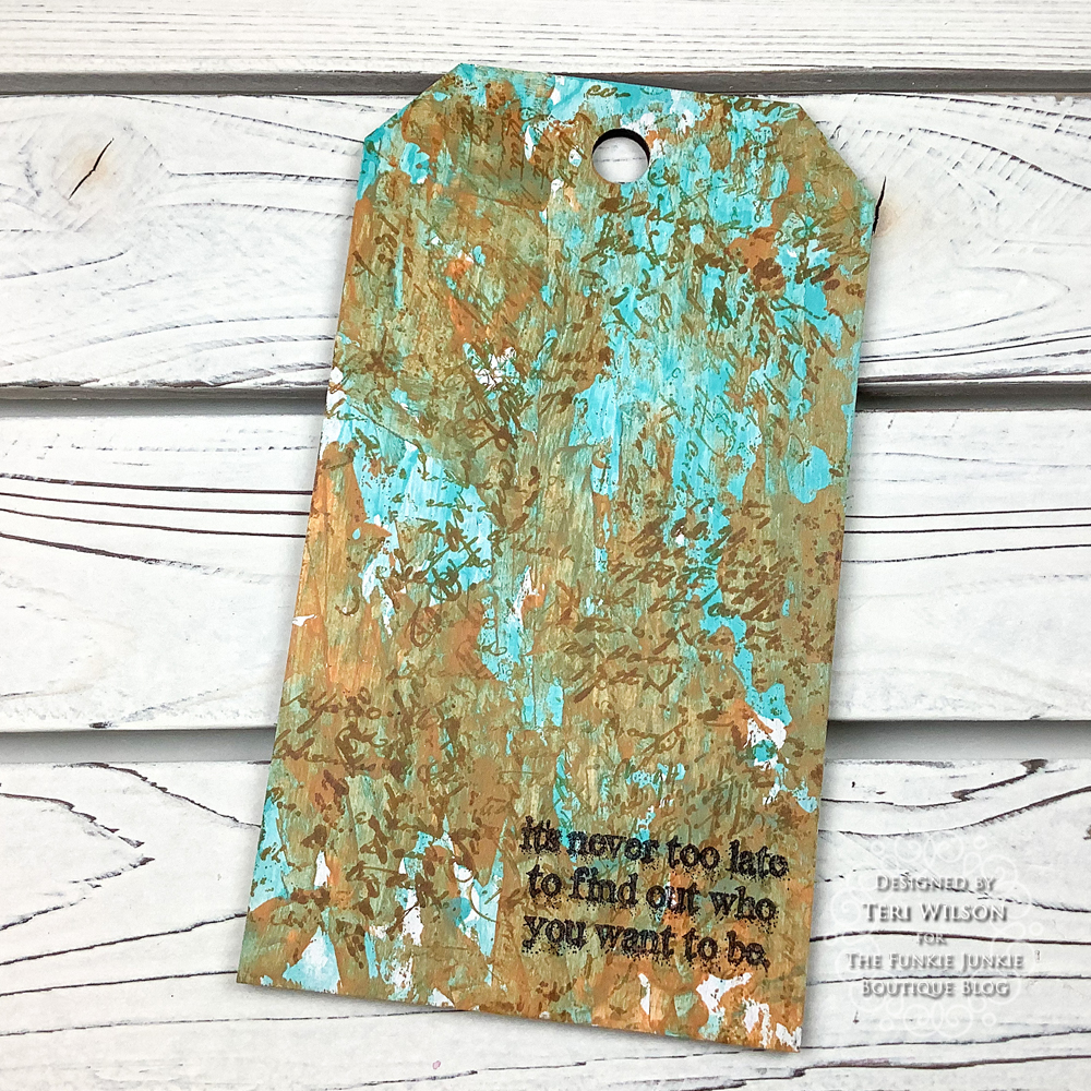 Teri’s Mailbox Timekeeper Layered Vintage Etcetera Tag