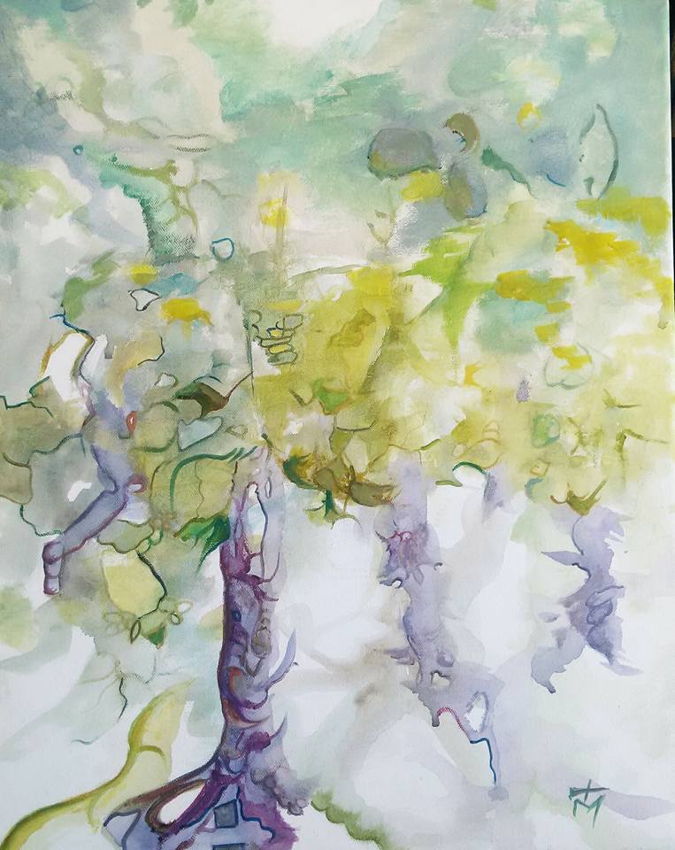 Tasos Bousdoukos art ABSTRACT OLIVE TREE