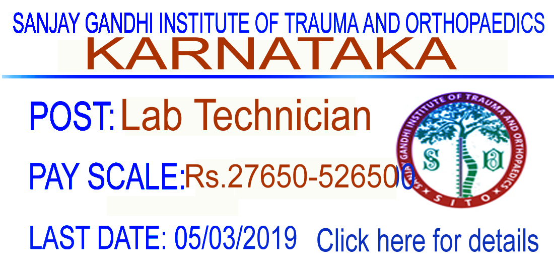 Lab Technician Jobs in Karnataka