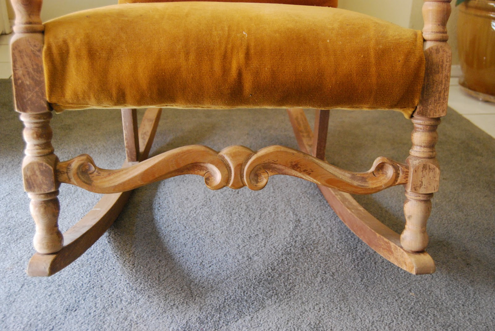 Revamped Home Furnishings: French Provincial Nursery Rocking Chair