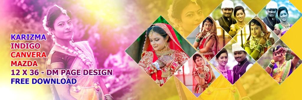 BC Creation Karizma,Indigo,Canvera,Mazda Album 12 x 36 Dm Page Design