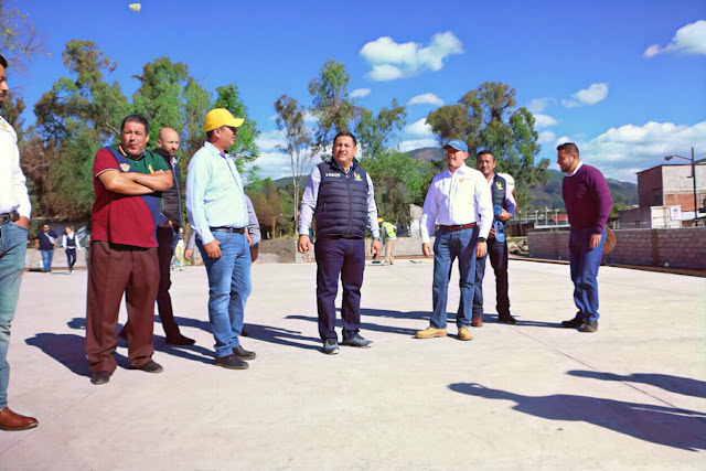  Supervisa Víctor Manríquez construcción de Parque Lineal “La Cedrera” 