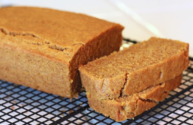Flourless Pumpkin Bread #healthy #glutenfree