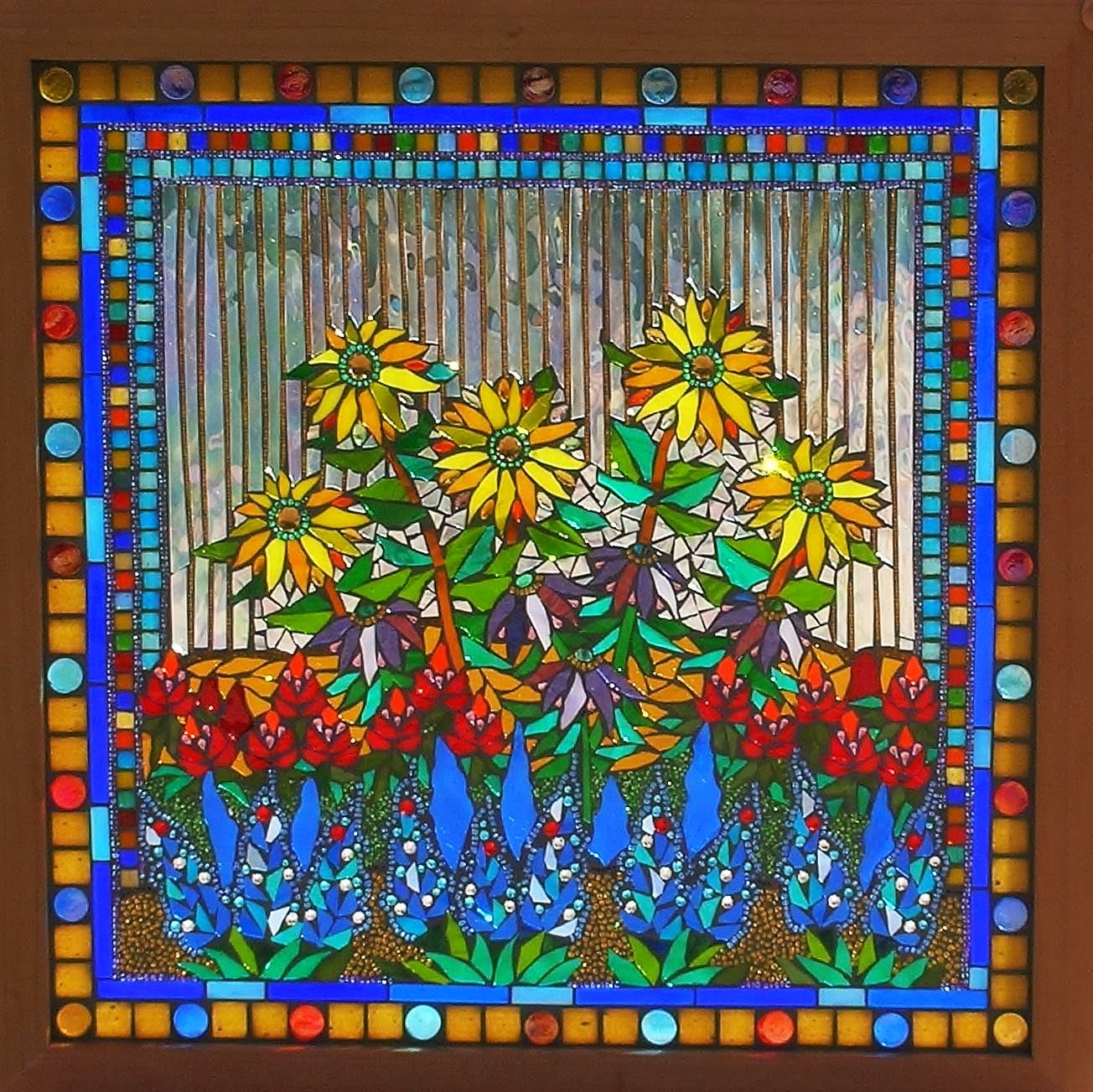 Kathleen Dalrymple Glass Artist Pure Beauty glass on glass mosaic