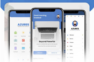 Azures | Mobile Template & PWA