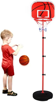 Baloncesto de juguete ajustable para niños