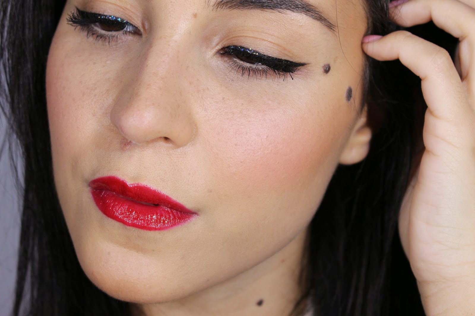 Christmas Look: Glossy Red Video/Tutorial