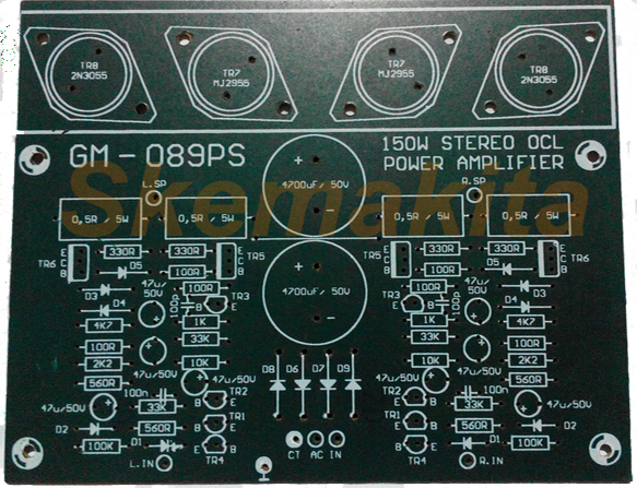 Skema  Power  Amplifier  OCL 150 Watt Skemakita