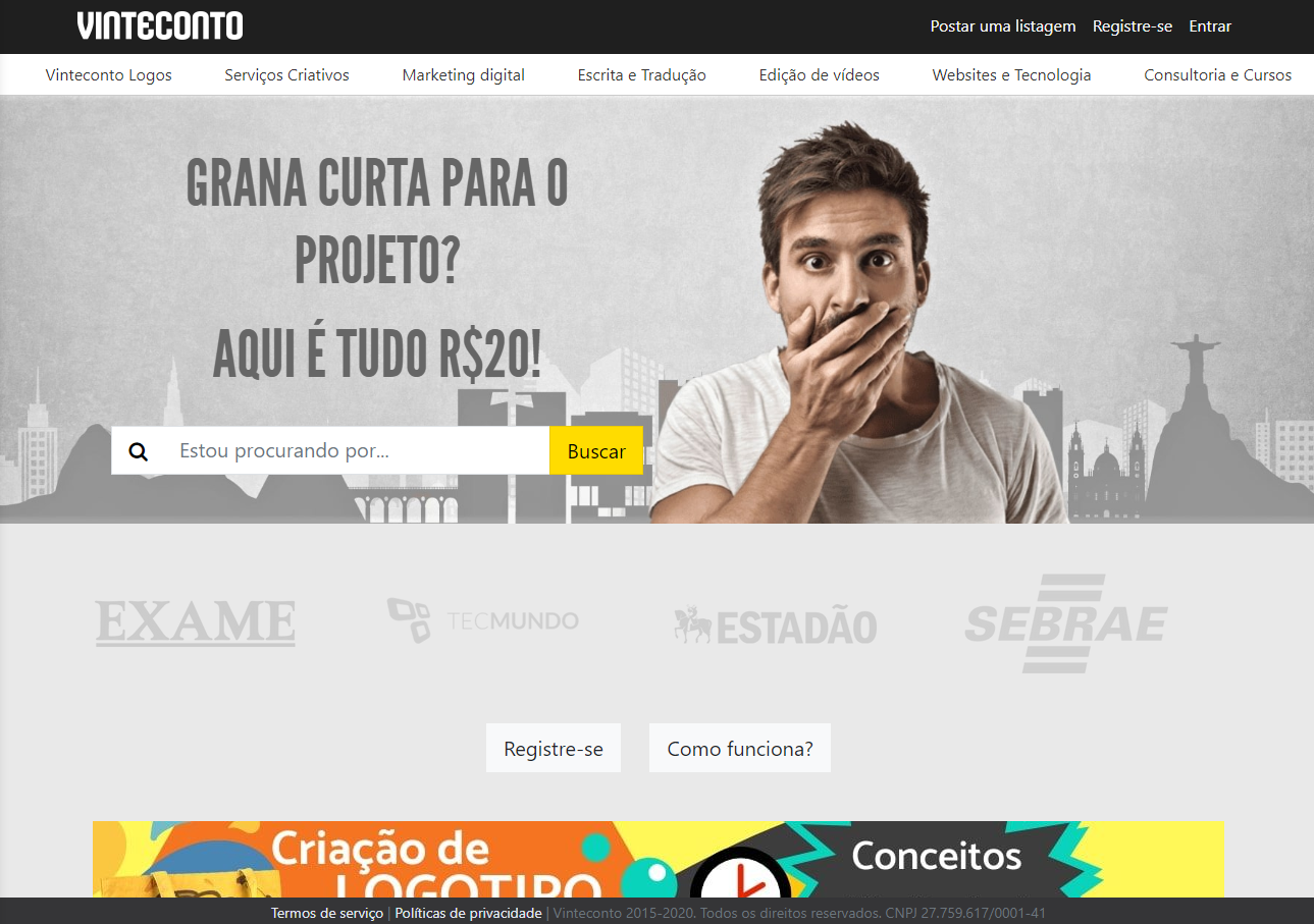 VinteConto Site para Ganhar Dinheiro com Seu Conhecimento