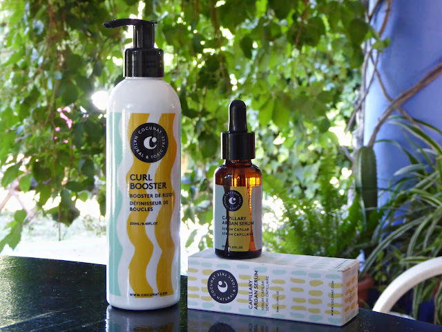 Curl booster y Serum de argan capilar de Cocunat