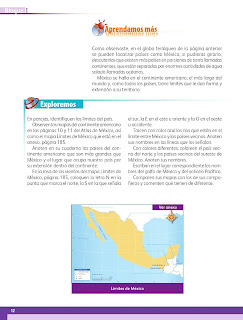 Apoyo Primaria Geografía 4to grado Bloque I lección 1 En busca de México